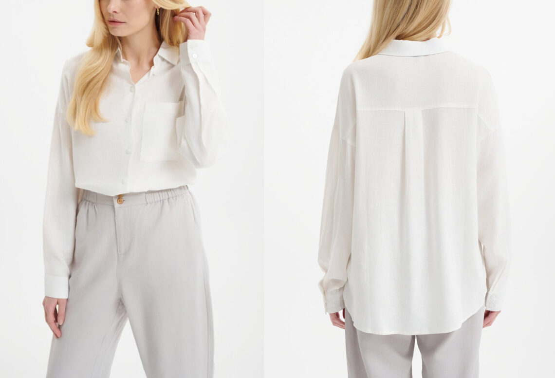 Biała koszula i jeansy. Stylowy look na każdą okazję